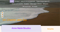 Desktop Screenshot of annemarieboudou.com