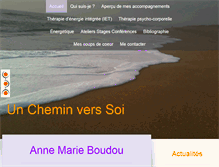 Tablet Screenshot of annemarieboudou.com